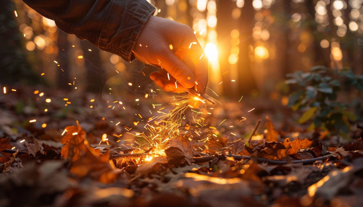 Techniques pour allumer un feu rapidement en milieu sauvage